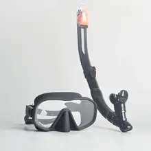 防曇機能付き 近視対応 スノーケリングセット【面鏡・呼吸管・フルセット】