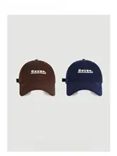 刺繍入りコーデュロイキャップ【ユニセックス・秋冬用・カジュアル・小顔効果】