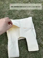 立体刺繍デザインの手首用ポーチ【ナチュラルな色合い・女性用】