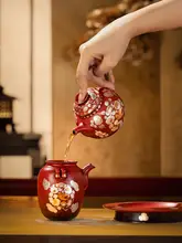 高級感ある功夫茶器【陶器・文創デザイン・華やかさ】（セットアップ対応）