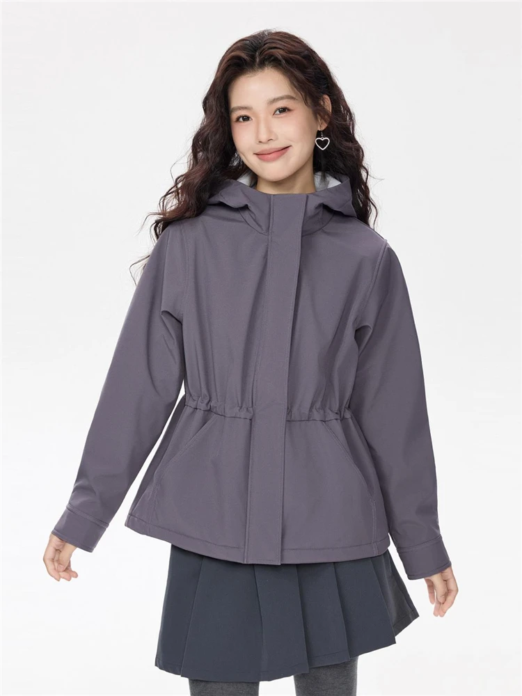 防水レインコート レディース おすすめモデル：Giordano/佐丹奴 フリース防風ジャケットの実用性と機能解析