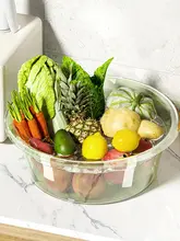 大容量厚手透明プラスチック洗面器【料理・洗顔・家庭用・子供用・小サイズ対応】