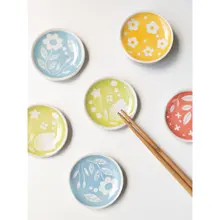 日式陶器の調味料皿・箸置き【ミニサイズ・醤油皿・わさび皿】