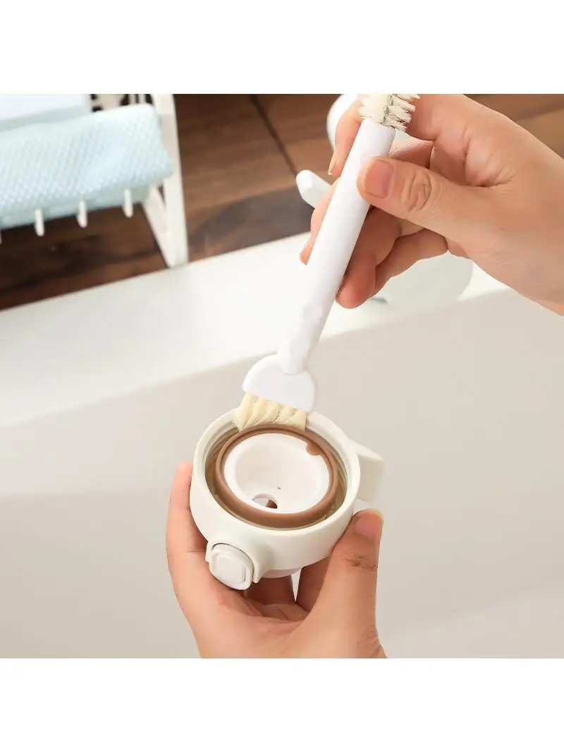 保温ボトル蓋隙間クリーニングブラシでパッキン汚れを効果的に  落とす方法