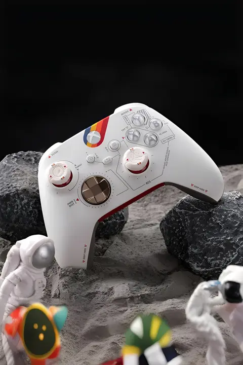 極上の柔らかさのジョイスティックキャップ【防滑・耐摩耗・星空デザイン・ゲーム機用】（セットアップ対応）