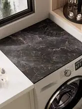 ドラム式洗濯機カバー 防水マット 防水レザー 防汚 UVカット 冷蔵庫 電子レンジ 多目的テーブル ナイトテーブル