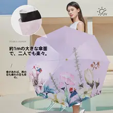 高品質な双層日傘【雨・日焼け防止・紫外線遮断】