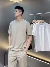 春用 ベーシックショートスリーブTシャツ【メンズ・プレーン・ラウンドネック】