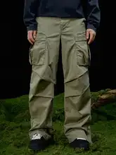 TANOXI P312 高密度コットン&スパンデックス 雪花ウォッシュ加工 大 pocketカジュアルパンツ