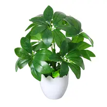 高品質フェイクグリーンデスク装飾用プラスチック植物【小型・リアルな草花】