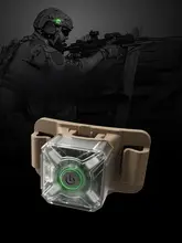 NITECORE 多光源戦術ヘルメットライト【赤外線・緑光・警告灯】