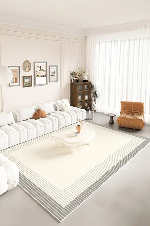 PVC製 厚手レザーラグ【防水・汚れ防止・滑り止め・メンテナンス不要・お手入れ簡単】