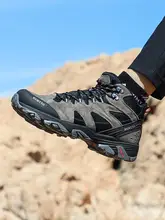 高機能 ハイカット登山靴【メンズ・春秋用・本革・通気性・防滑・アウトドア用】
