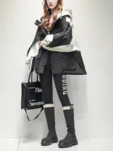 トレンチコート【切替デザイン・ウエストシェイプ・フード付き】