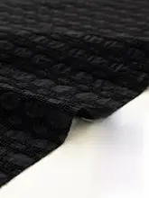 純コットンのプリーツ刺繍生地【手作り用・立体感のあるデザイン・無地】