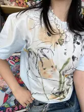 透気性抜群のユニセックスTシャツ【癒し風デザイン・短袖】