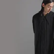 長袖オーバーサイズシャツ【高級感・男性用・ゆったりシルエット】