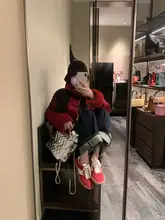 長く見せる！リバーシブルのロールヘムワイドパンツ
