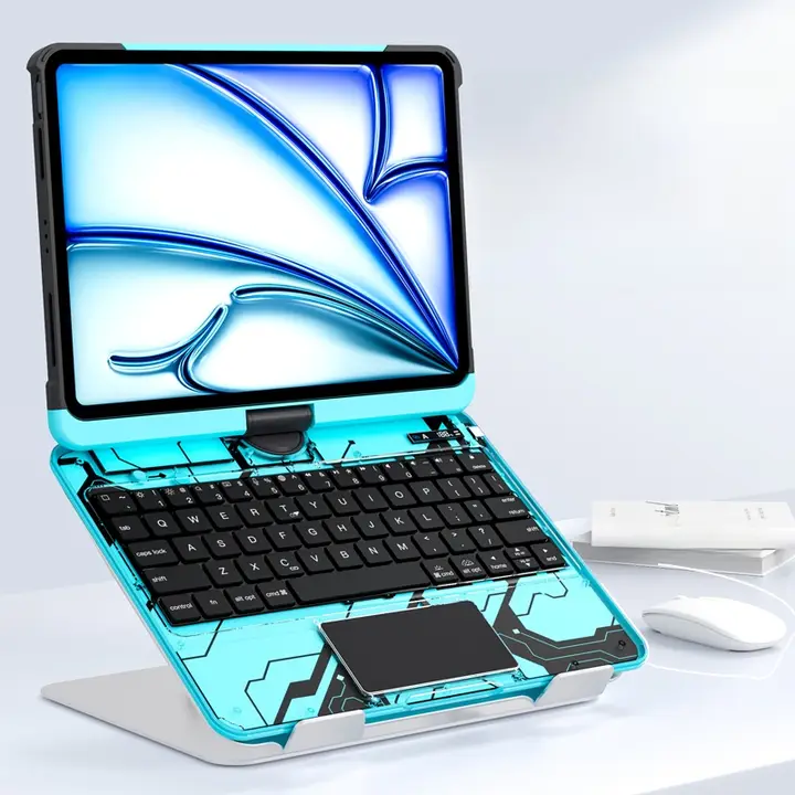 iface mall iPad用 静音強化キーボード【多機能・プロ11インチ・保護ケース・Bluetoothマウス付き】（セットアップ対応）