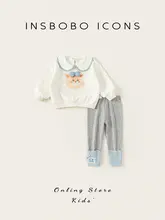 女の子用春秋ファッションセットアップ【おしゃれなデザイン・快適なコットン素材】（セットアップ対応）