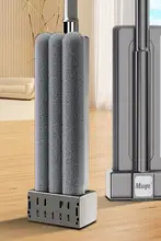 手洗い不要！フラットモップ用クリーニングモップ【家庭用・フロア掃除・効率的】