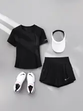 夏用 レディース ランニングウェア【ショートスリーブ・ヨガ対応・速乾・通気性・吸汗・後ポケット】（セットアップ対応）