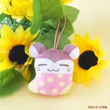 ハム太郎マスコットぬいぐるみ【ストラップ付き・可愛いデザイン】