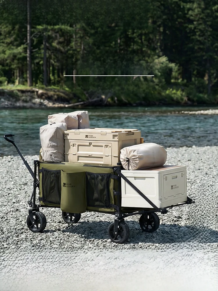 小型高級キャンピングカー Mobi Garden 折りたたみ式ワゴンの実用性と性能解析