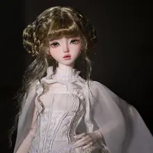 BJD可動人形【四分の白天使・中世ロココ風・ハンドメイド】