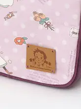 ハンドメイドレザー布ラベル【人工革製・オリジナル・アニーキャラクター】