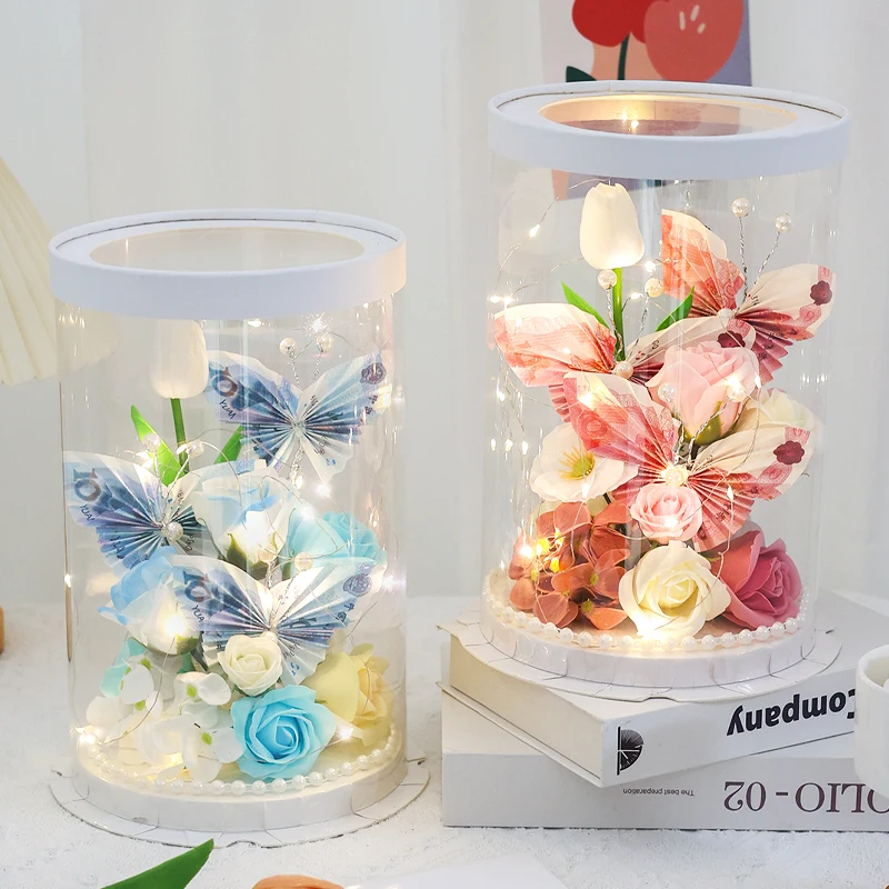 記念日向け DIY 蝶の造花ギフトボックス：自分でも簡単に作れる手作りプレゼントの実用性と使い方