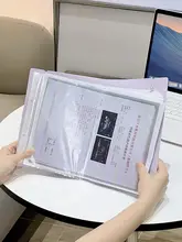 可愛い学生用A4ファイル収納フォルダー【クリアポケット・翻頁機能・デザイン性】