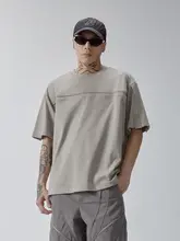 トレンド感あるシンプルデザインの純色Tシャツ【小さめ襟・カジュアル・幅広シルエット】