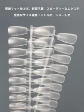 超薄磨砂のつけ爪【短款・小サイズ・補充用】