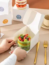ケーキボックス【チーズケーキ・スイーツ用・真空包装・カットタイプ】