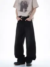 デニムパンツ【水洗い・ストレート・ワイドレッグ】（セットアップ対応）