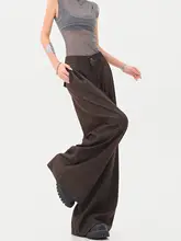美ラードカラーのウエストゴム付きフレアパンツ【レディース・春夏用・ロング丈】