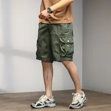 夏にぴったりな高級感のあるメンズカジュアルショートパンツ【マルチポケット・フィットデザイ ン・薄手】