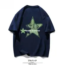 重厚感のあるコットン製 半袖Tシャツ【ユニセックス・ウォッシュ加工・スポーツ用】