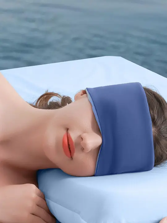 快適な眠りをサポート！深睡マスク【遮光・洗濯可能・抗アレルゲン・極上の柔らかさ】