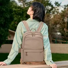 シンプルなデザインのダブルショルダーバッグ【パソコン収納・学生用・マザーズバッグ】