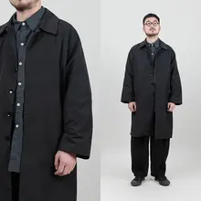 MIST メンズ中長丈トレンチコート【春秋用・薄手・カジュアル・通勤向け】