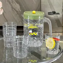 大容量冷水ポット【食品グレード・水切りフィルター付き・冷蔵庫用】