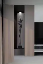 抽象デザインの立体人形アート飾り【イタリアンミニマルスタイル・リビングや玄関用】