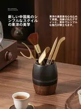 胡桃の木製 現代的な茶器用品【茶挟み・茶針・茶ブラシ】