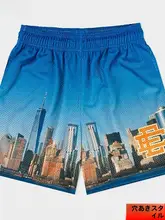 メンズ トレーニングショーツ【通気性・バスケットボール用・デザイン】