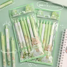 可愛いデザインのボールペン【押しボタン式・黒色・文房具】
