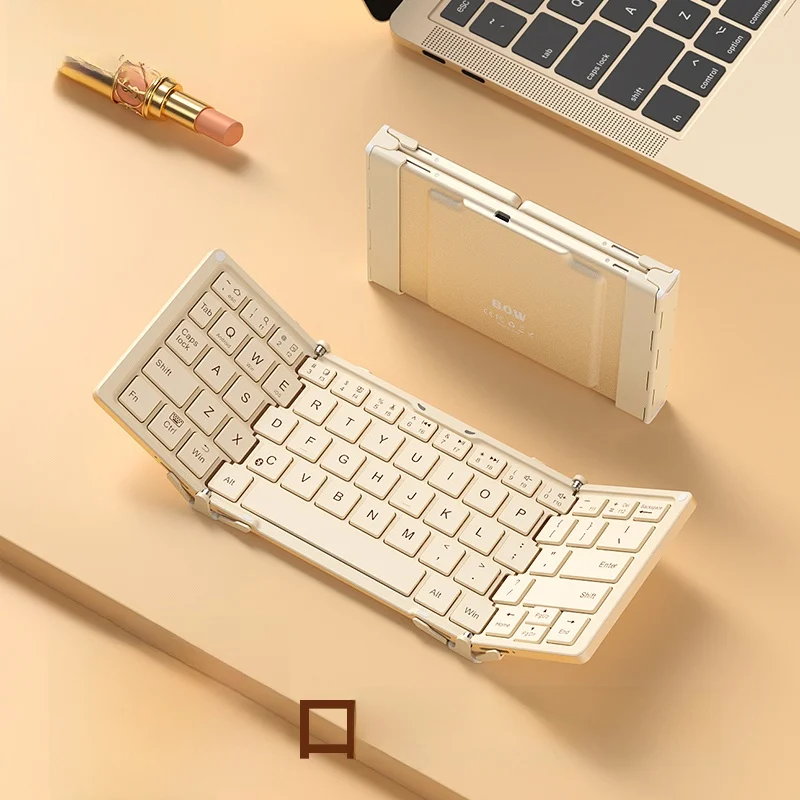 B.O.W ワイヤレスBluetoothキーボード：iPad Pro対応のフリック入力で効率的な文章入力が可能
