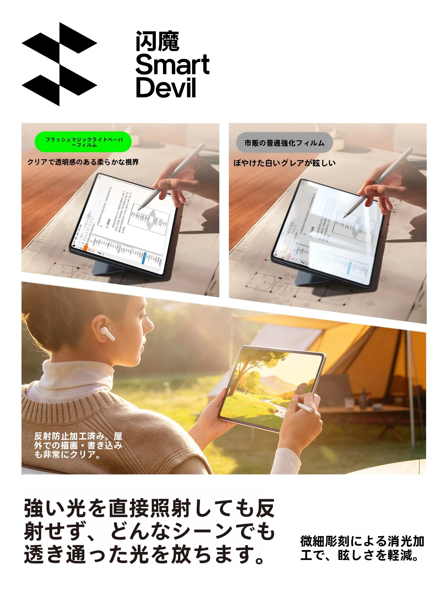 iPad Pro 絵で描く世界を守る、その秘密は「光感知紙フィルム」にあり？