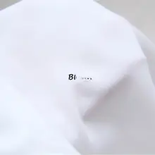 極上の柔らかさ 白色コットン透湿サンドウォッシュ生地【ワンピース・シャツ・漢服デザイン】